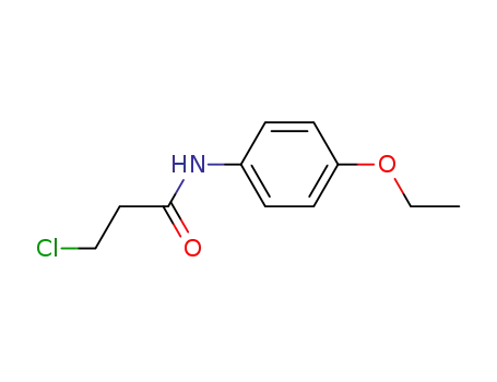 3-chloro-propionic acid <i>p</i>-phenetidide