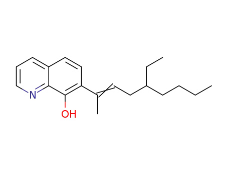 7-(4-ethyl-1-methyl-1-octenyl)-8-hydroxyquinoline
